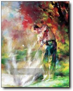 Sport œuvres - yxr0048 impressionnisme sport golf